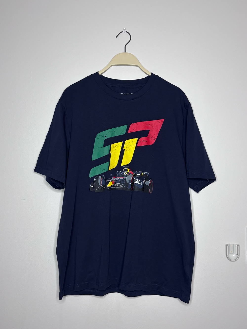 Men's Navy Formula 1 F1 Red Bull Racing Sergio Perez T-Shirt